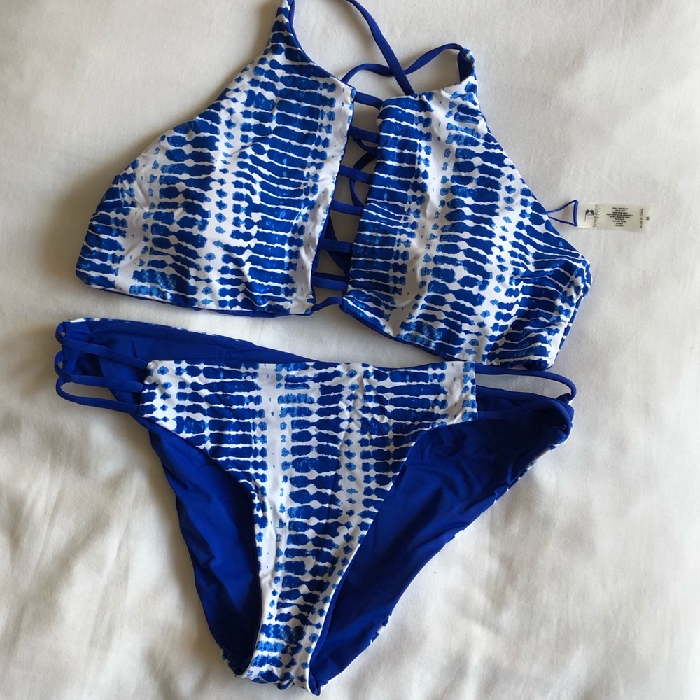 Blue Tie-dyed TiniBikini